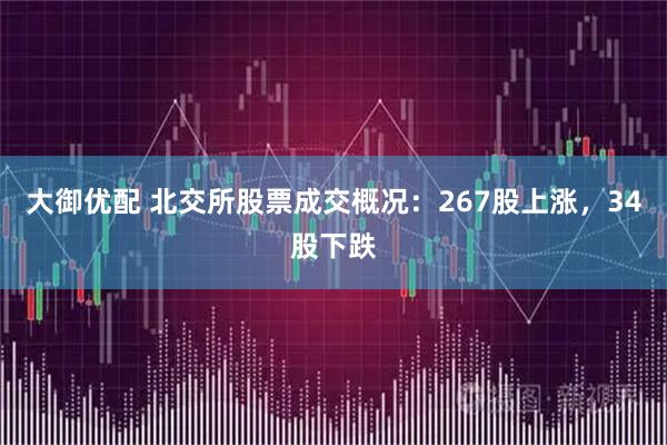 大御优配 北交所股票成交概况：267股上涨，34股下跌